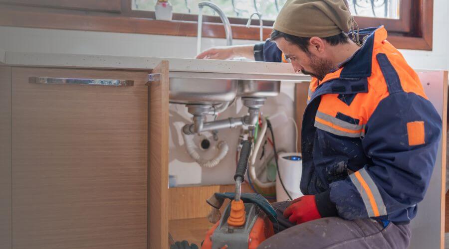 Local sewer line repair in New Stuyahok, AK